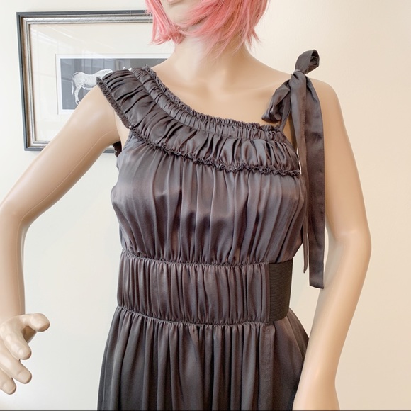 Sebastian St. John Liquid Silk Dress S 2 - Picture 4 of 8